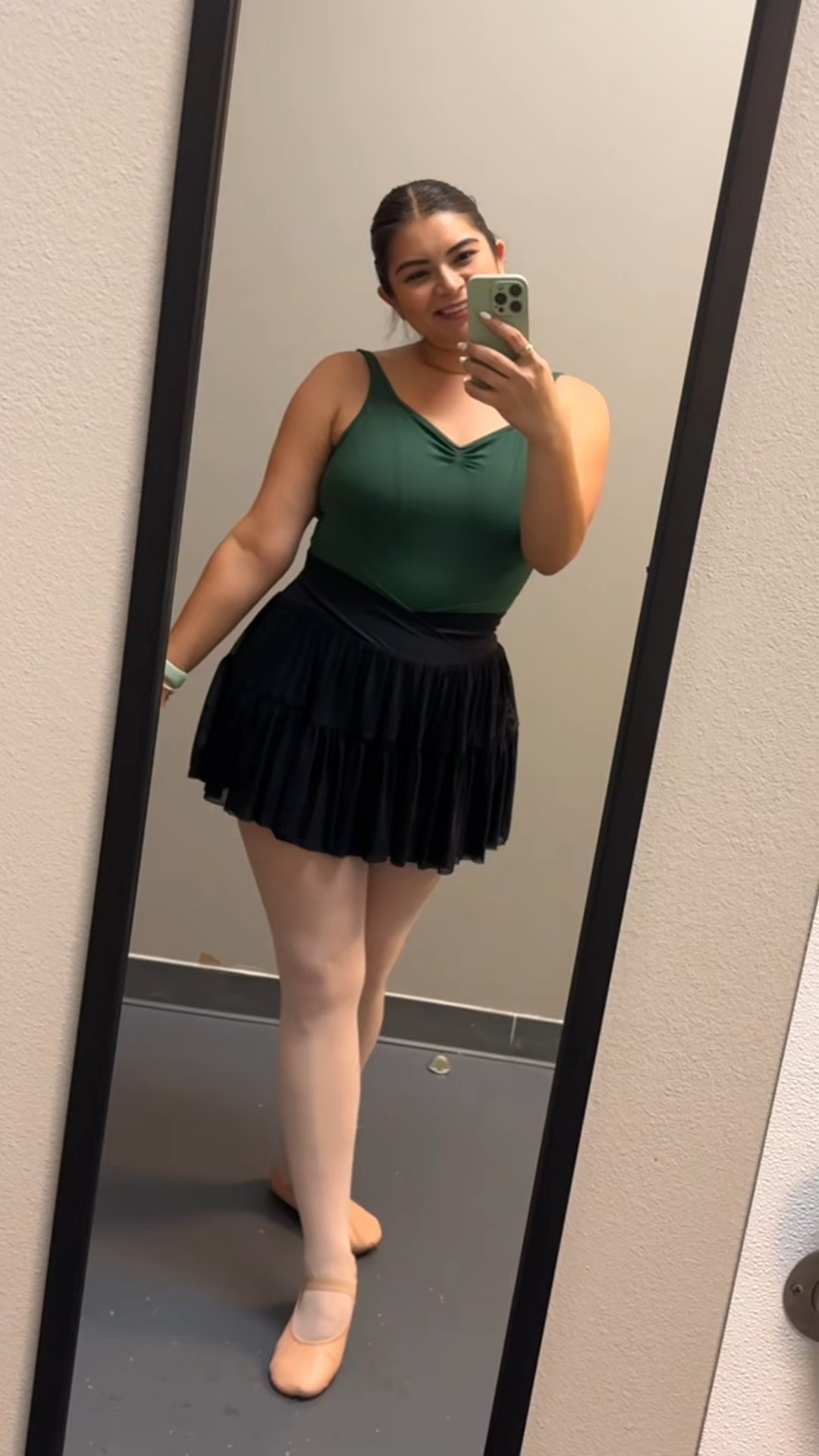 I started taking an adult ballet fundamentals class and love getting all dressed up in my dancewear to look and move my best.

Leotard: Danse de Paris Margot Moss Leotard in AL/14
Skort: Blogilates Ballerina Skort - Black L
Tights: Theatricals Adult Convertible Tights - Prima Pink XL
Shoes - Mariia MX Women’s Premium Leather Full Sole Ballet Shoes - Pink 7.5C
.
.
.
#adultballet #dance #dancewear 

#LTKActive #LTKMidsize #LTKFindsUnder100