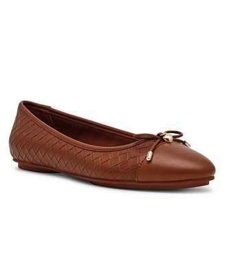 Women's Luci Woven Cap Toe Ballet Flats | Macy's