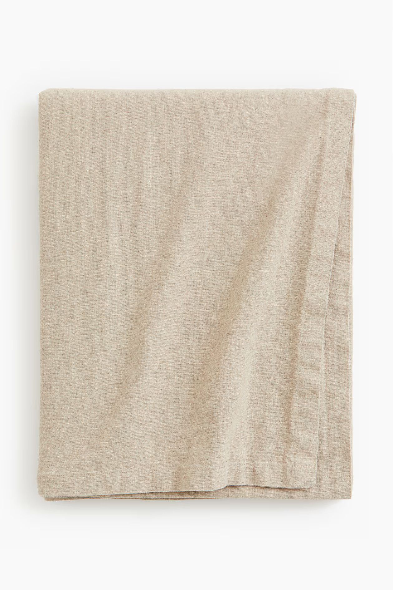 Linen-blend Tablecloth - Light beige - Home All | H&M US | H&M (US + CA)