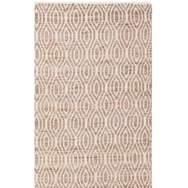 Gilchrist Geometric Handmade Flatweave Jute/Sisal Natural Area Rug | Wayfair North America