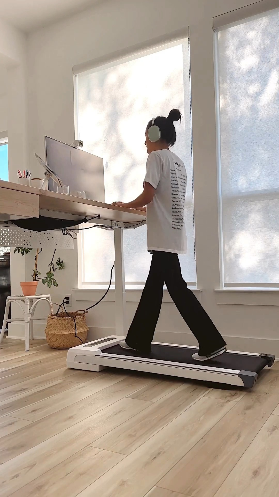 updated thoughts on my desk treadmill after 2.5 monthsss ✨ mine is linked in my Amazon shop #desktreadmill #standingdesk #treadmilldesk

#LTKhome
