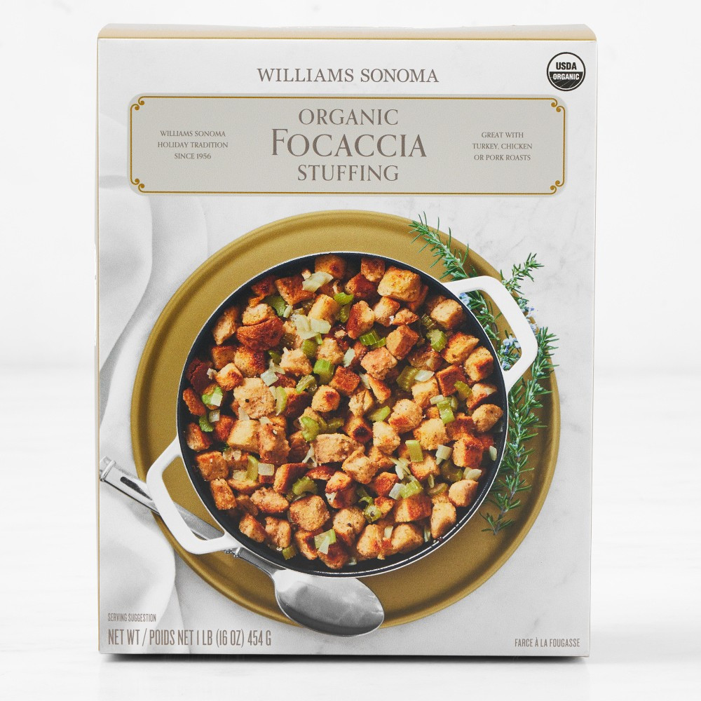 Williams Sonoma Organic Stuffing Mix, Focaccia | Williams-Sonoma