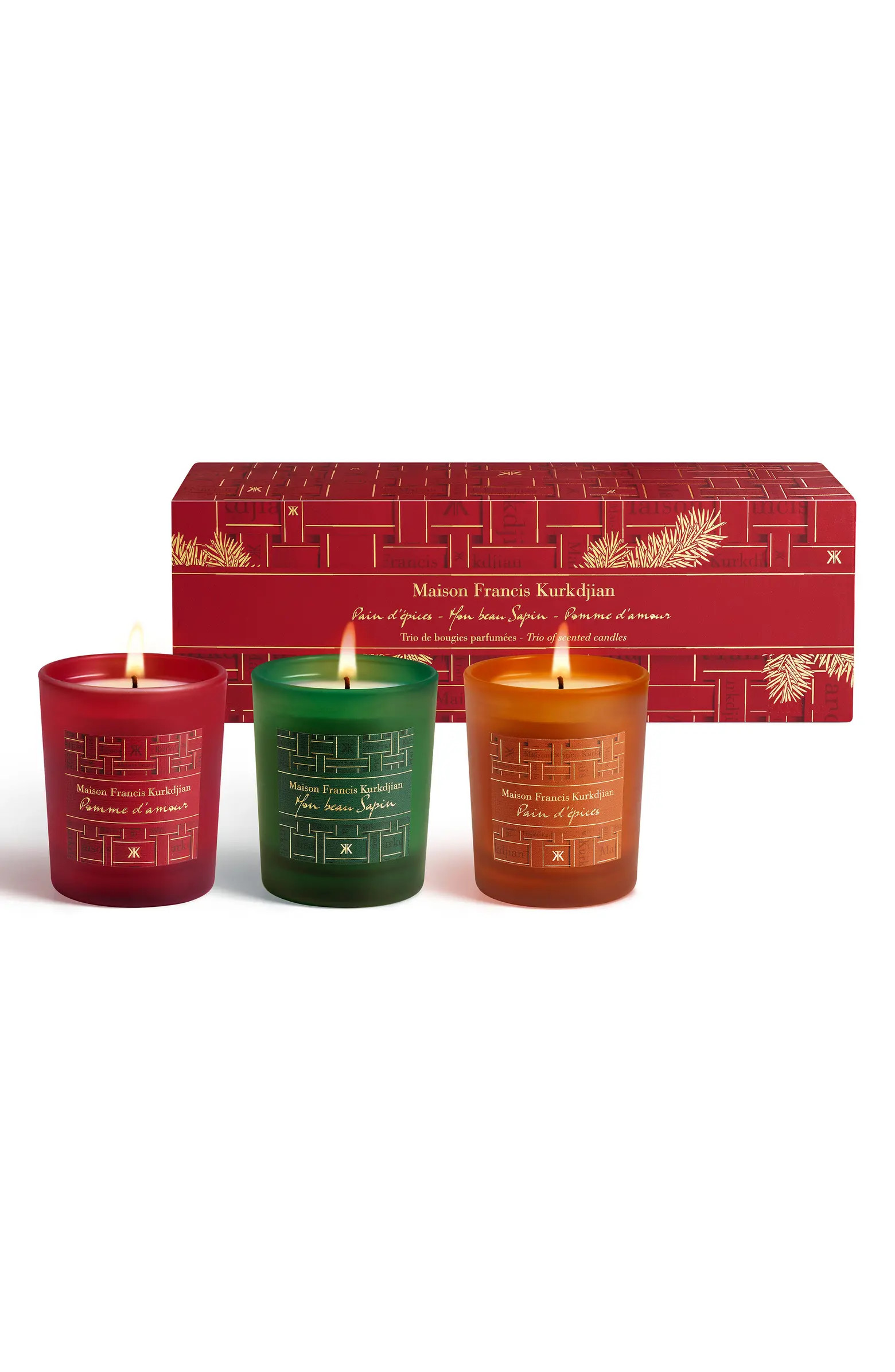 Maison Francis Kurkdjian Trio of Scented Candles Set | Nordstrom | Nordstrom
