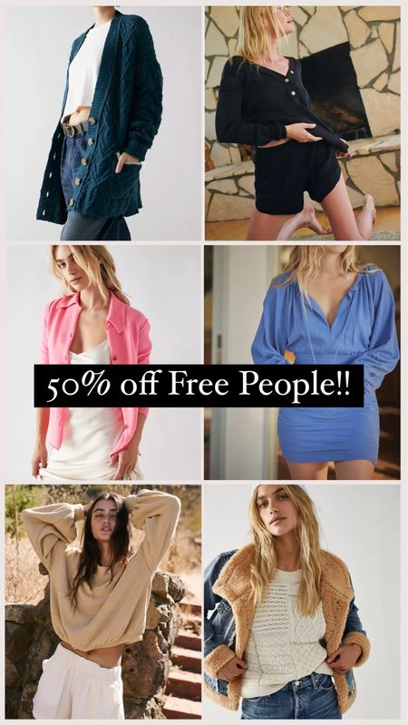 The free people sale is so good!!! 50% off select styles! 

#LTKCyberweek #LTKstyletip #LTKsalealert