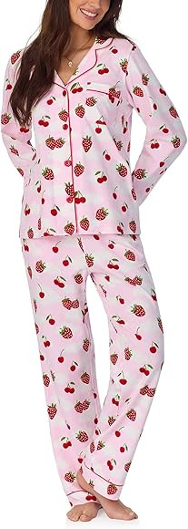Bedhead PJs Women's Long Sleeve Cotton Knit Classic Pajama Set | Amazon (US)