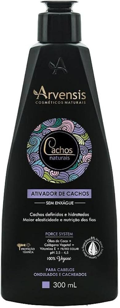 Ativador de Cachos Arvensis Cachos Naturais Ondulados e Cacheados - 300ml | Amazon (BR)