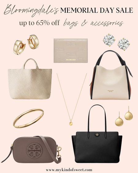 Bloomingdale’s is having a Memorial Day Sale- up to 65% off. These handbags and jewelry accessories are perfect for starting summer off right. I can’t say no to discounted gold hoops, can you?

#LTKSeasonal #LTKSaleAlert #LTKStyleTip