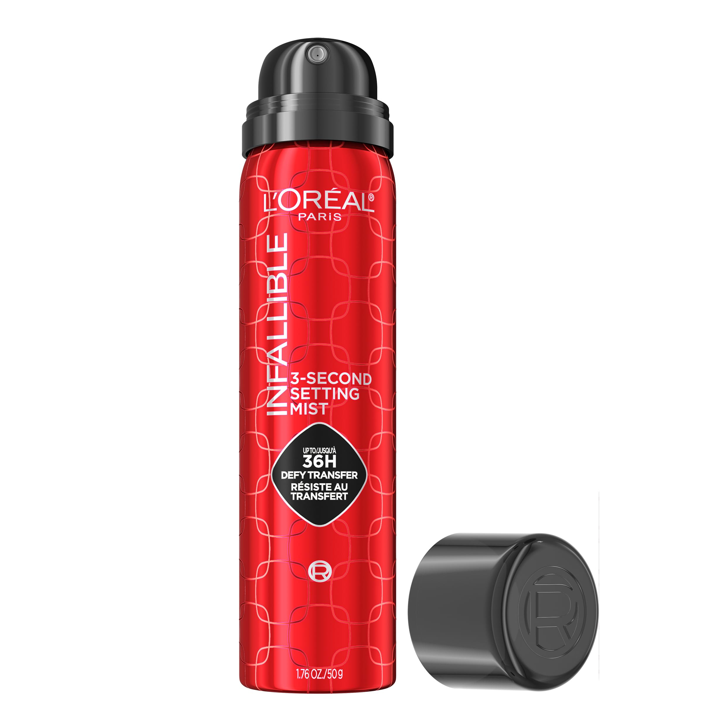 L'Oreal Paris Infallible 3-Second Setting Spray Mist, Microfine Mist for up to 36HR Wear, Clear, ... | Amazon (US)