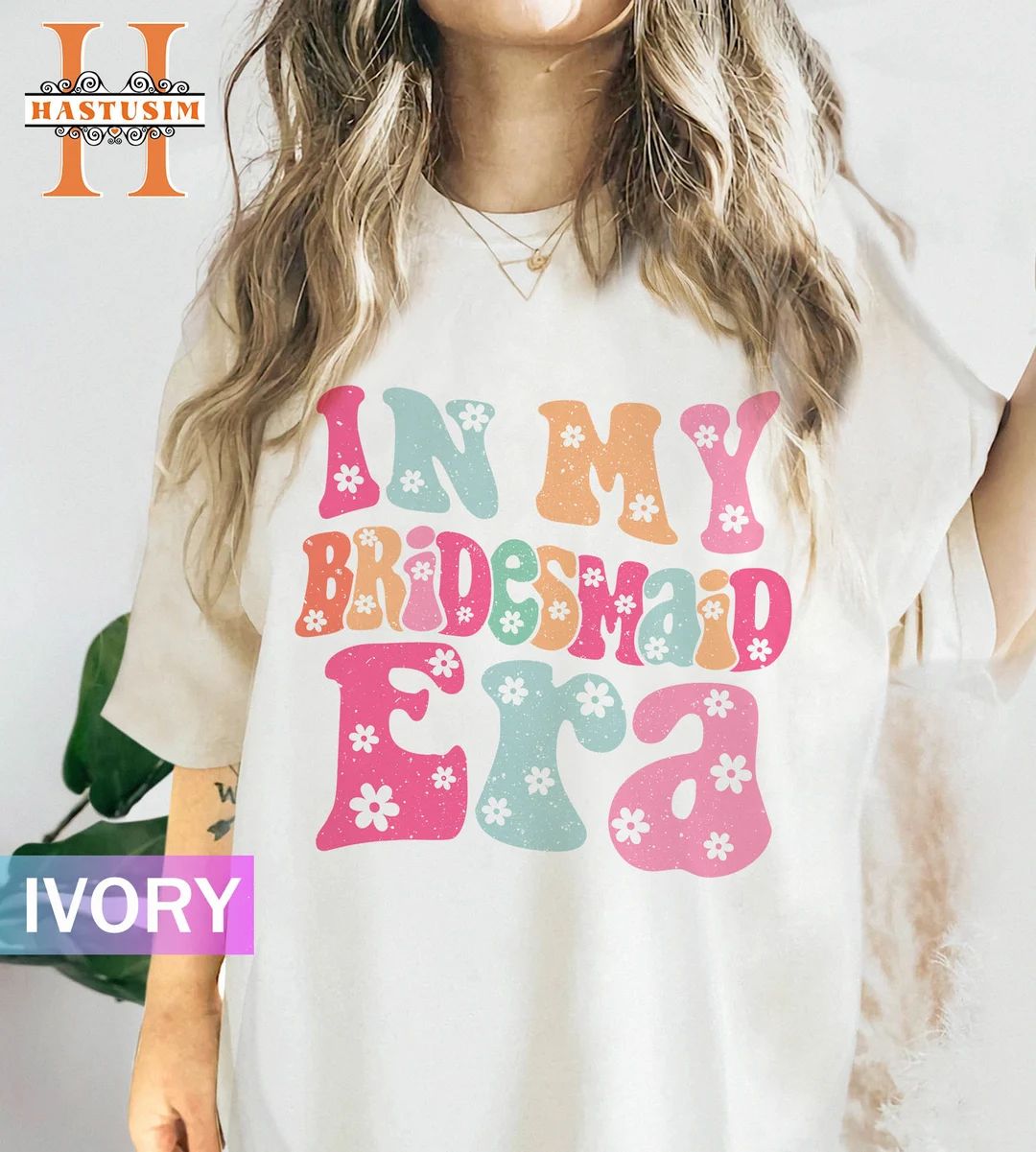 Retro Bride Bridesmaid Shirt in My Bridesmaid Era Comfort - Etsy | Etsy (US)