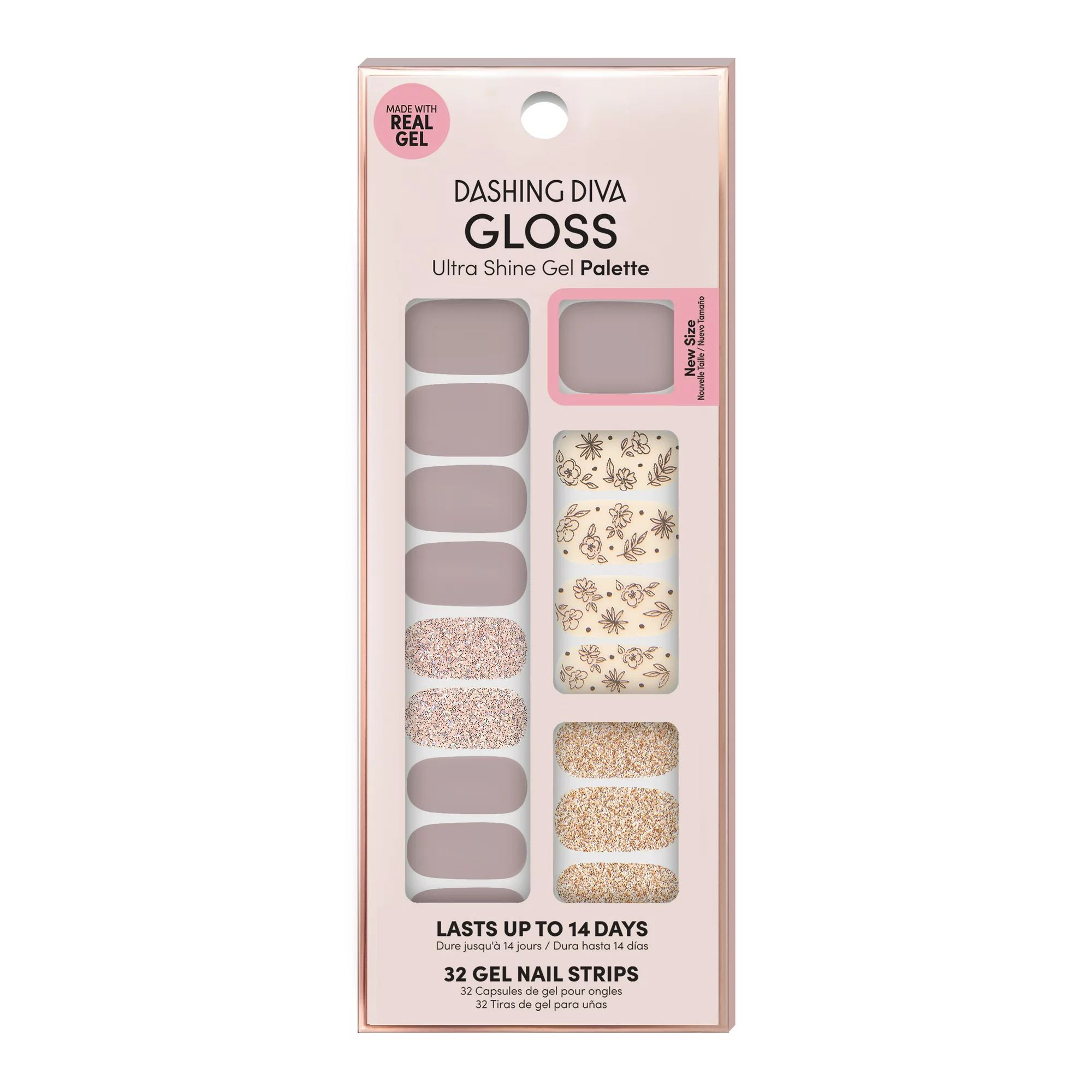 Dashing Diva Gloss Polish Strips, Lavender Dreams - Walmart.com | Walmart (US)
