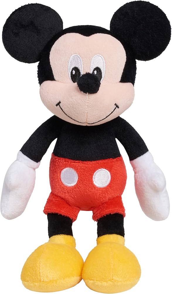 Disney Junior Mickey Mouse Bean Plush Mickey Mouse Stuffed Animal, Officially Licensed Kids Toys ... | Amazon (US)