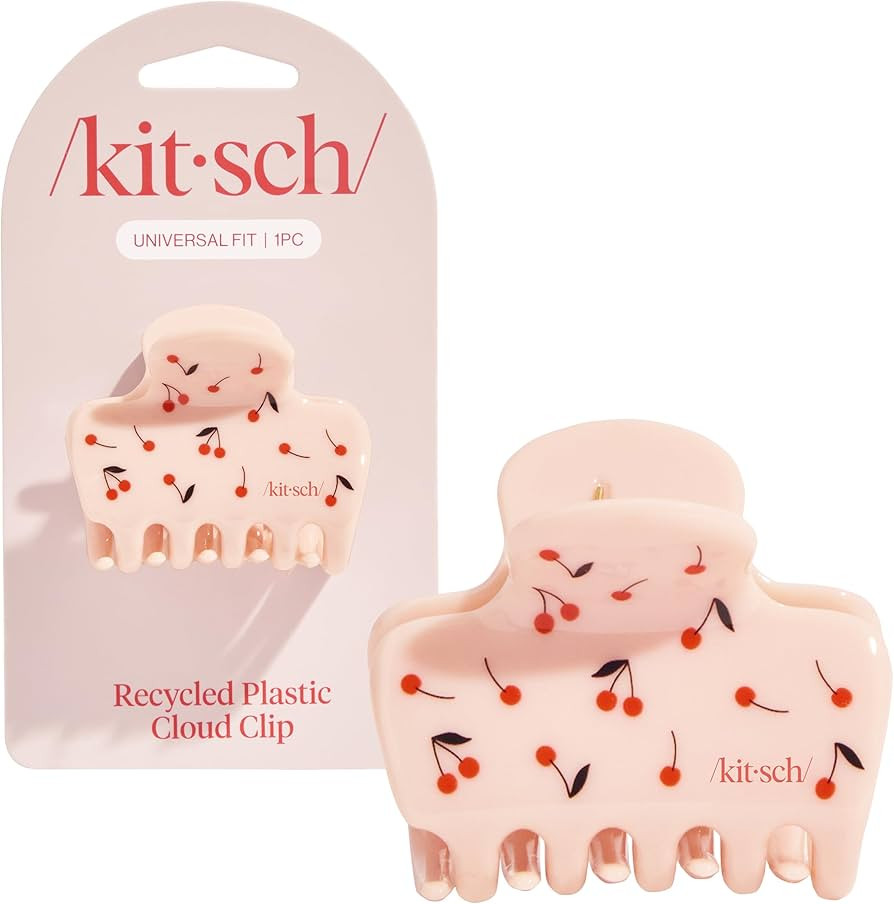 Kitsch Medium Hair Clips for Women – Strong Hold Claw Clips for Thick or Thin Hair – Recycled... | Amazon (US)