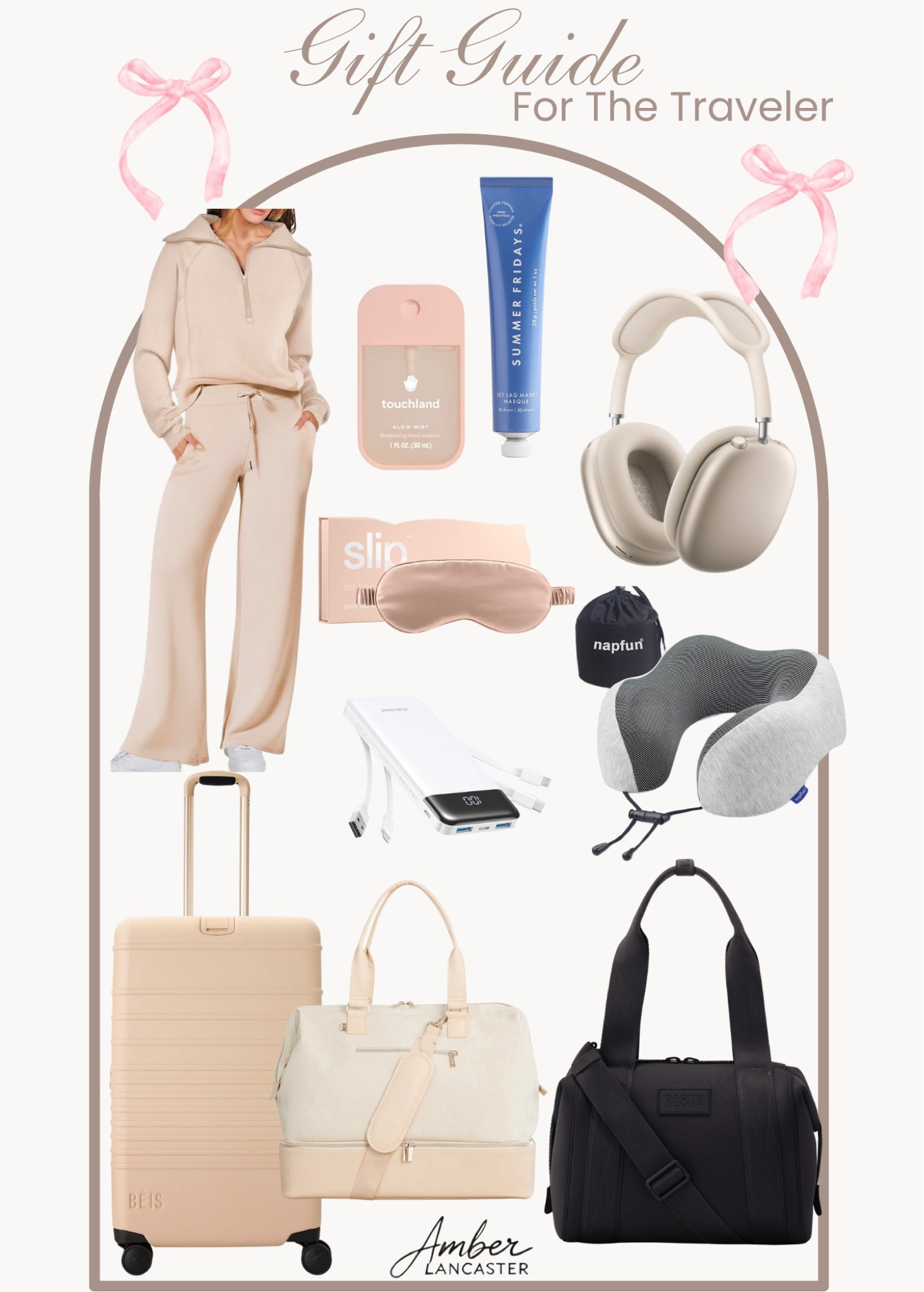 Gift ideas for the traveler! ✈️ |
gift idea, christmas gift, gift guide, gifts for her, gifts for women, travel gifts, gifts for the traveler, gift guide traveler, travel gift guide, travel outfit, travel bag, travel essentials, amazon, apple headphones, beis luggage, beis weekender, dagne dover duffel, luggage, portable charger, touchland, summer fridays. 

#LTKGiftGuide #LTKHoliday #LTKTravel