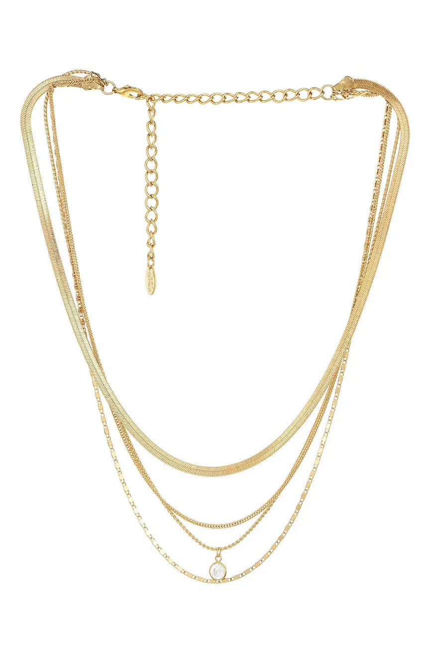 Ettika Layered Chain Pendant Necklace | Nordstrom | Nordstrom
