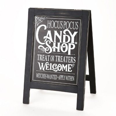 Lakeside Hocus Pocus Freestanding Easel Sign for Front Porch or Indoors | Target