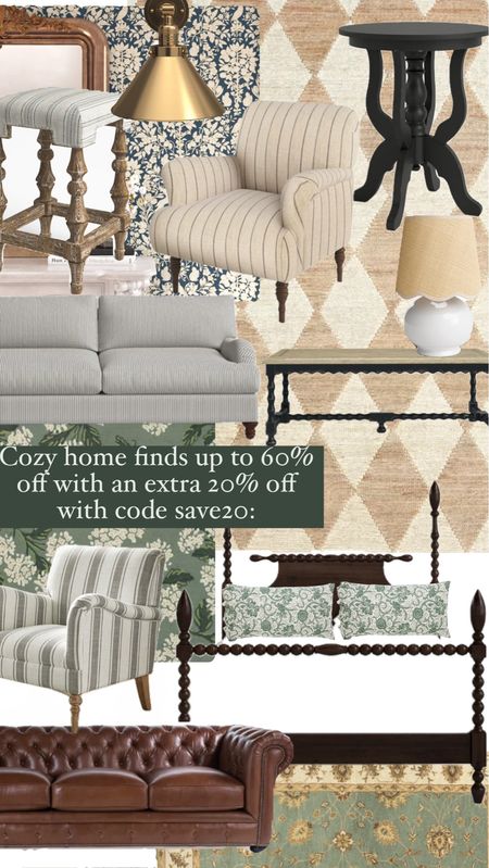 Cozy home decor up to 60% off this weekend with an extra 20% off with code save20! I curated a board of classic home finds for you below: 

#LTKStyleTip #LTKHome #LTKSaleAlert