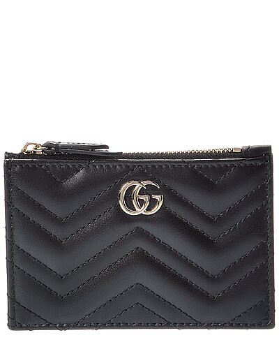 GG Marmont Zip Leather Key Pouch | Gilt & Gilt City