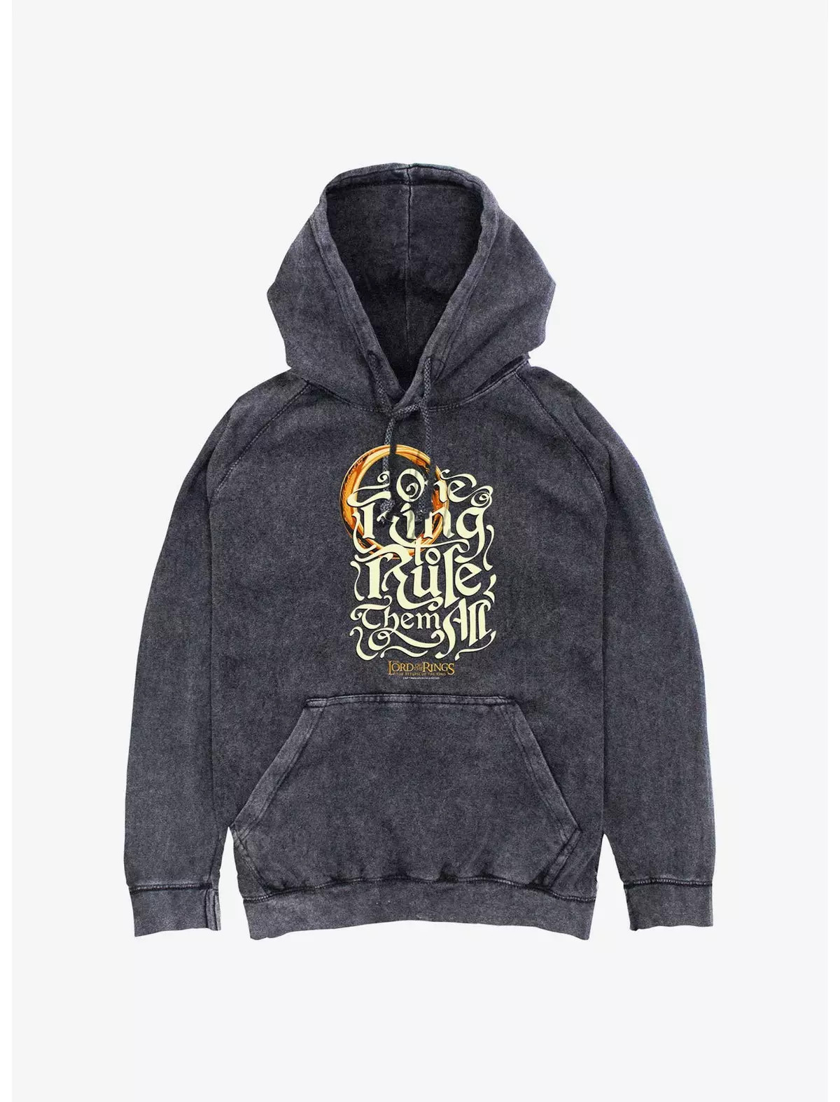 The Lord Of The Rings One Ring To rule Them All Mineral Wash Hoodie | BoxLunch