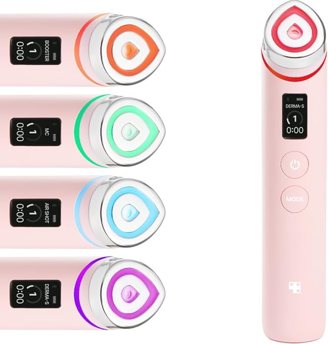 medicube Age-R Booster Pro Pink | 6-in-1 Real Glass Glow Beauty Massager | Looking Glass Skin | K... | Amazon (US)