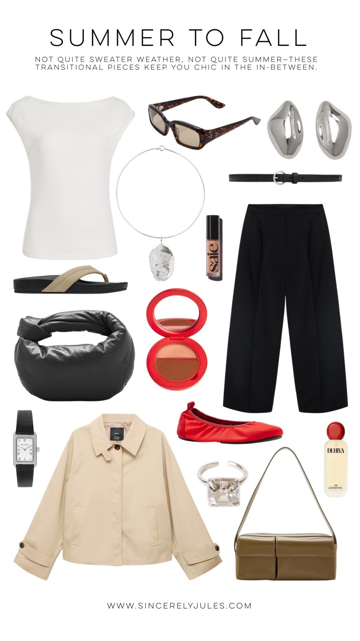 Summer to fall. 

#LTKStyleTip #LTKSeasonal