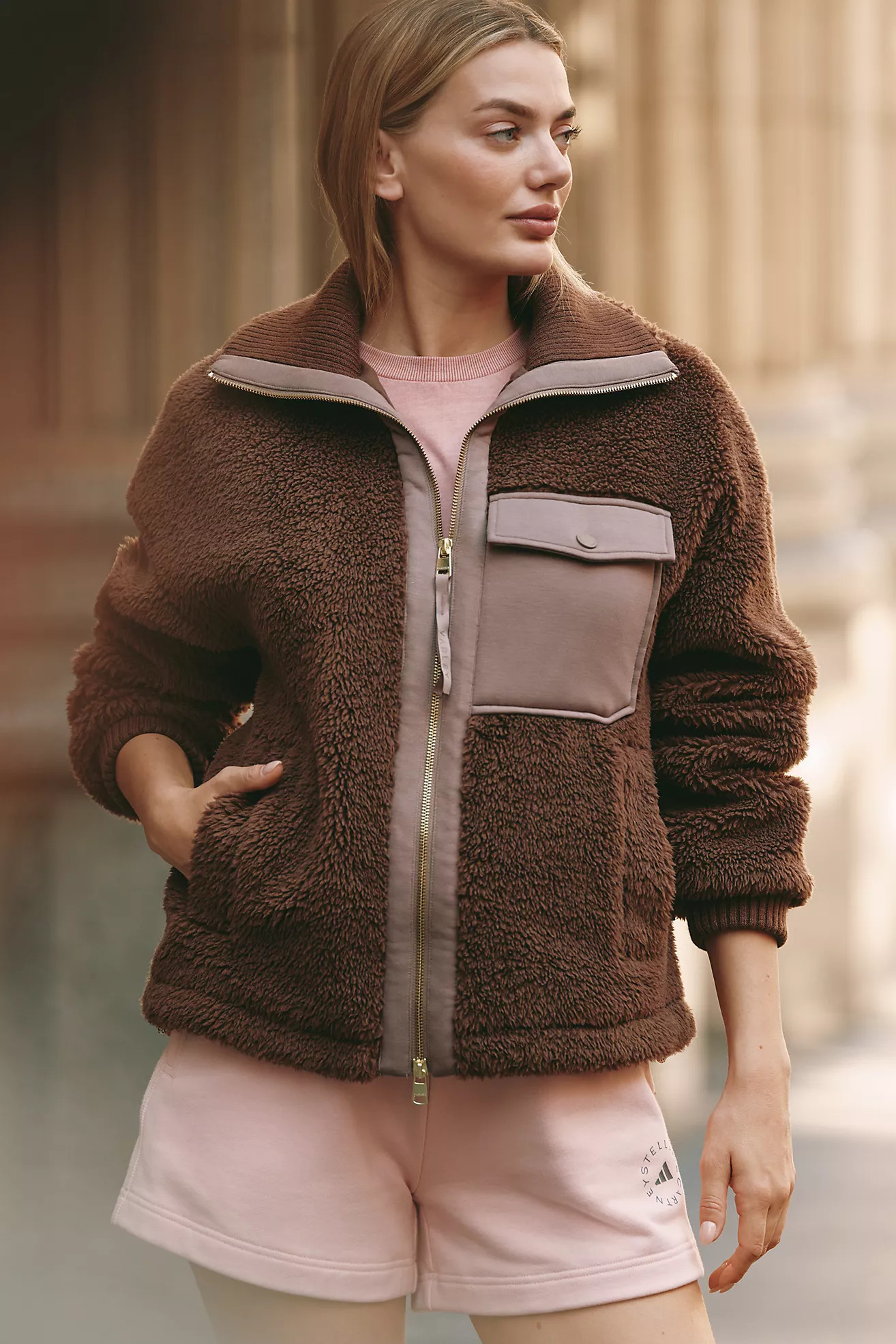 Varley Lowell Sherpa Fleece Jacket | Anthropologie (US)