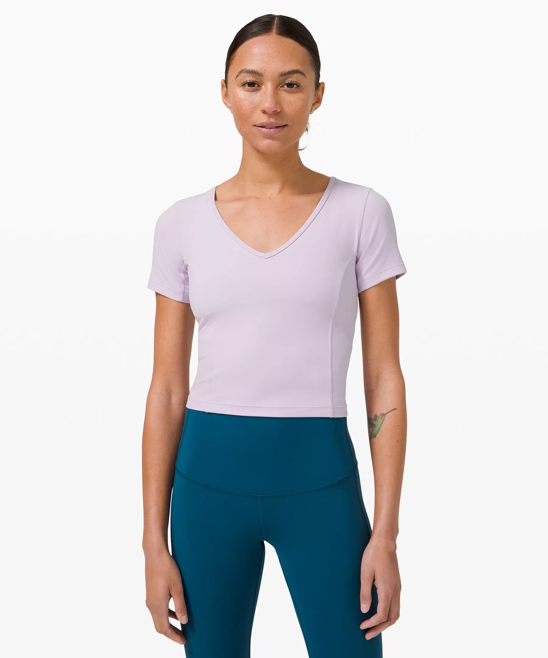 Nulu™ Cropped Slim Yoga Short Sleeve | Lululemon (US)