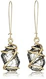 Robert Lee Morris Soho Caged Stone Dangle Earrings, Black, one size (RS04705-E04) | Amazon (US)