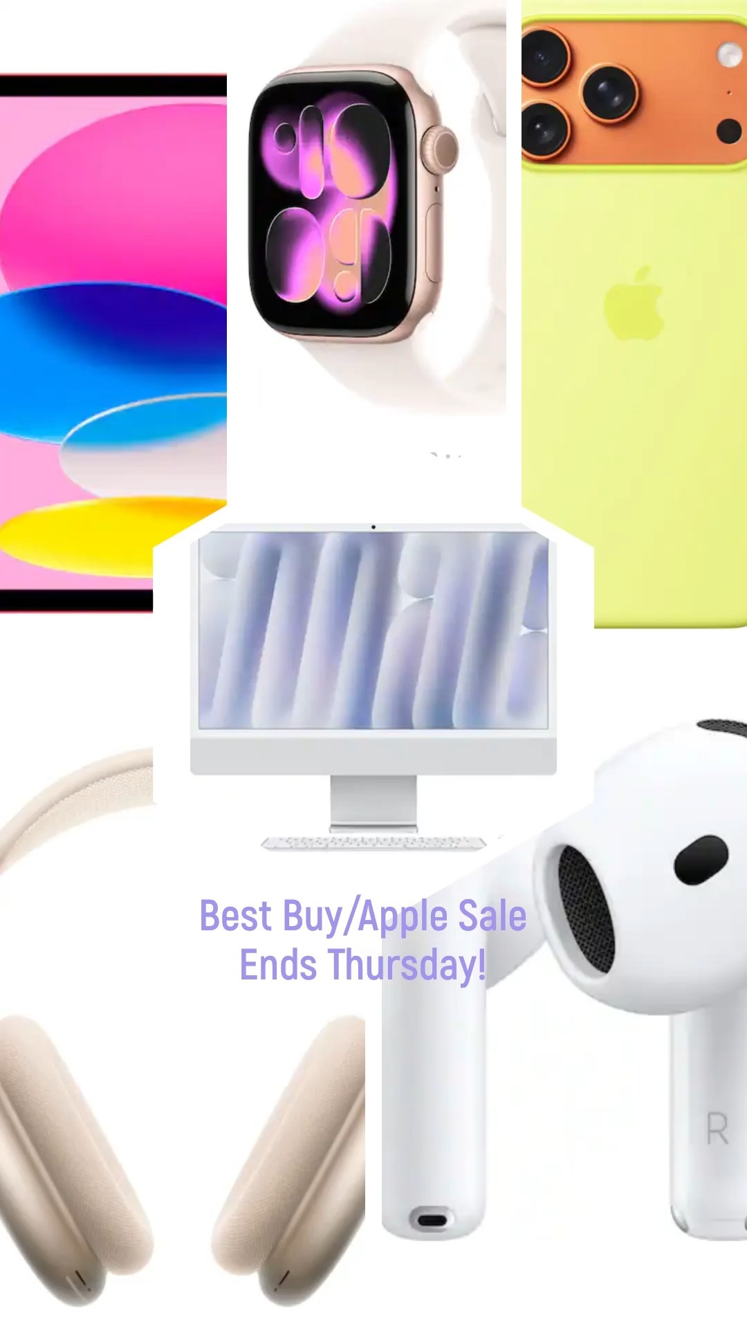All Apple  Mac books, iPhones, speakers, headphones and more on sale until Thursday! 

#LTKHoliday #LTKSaleAlert #LTKGiftGuide