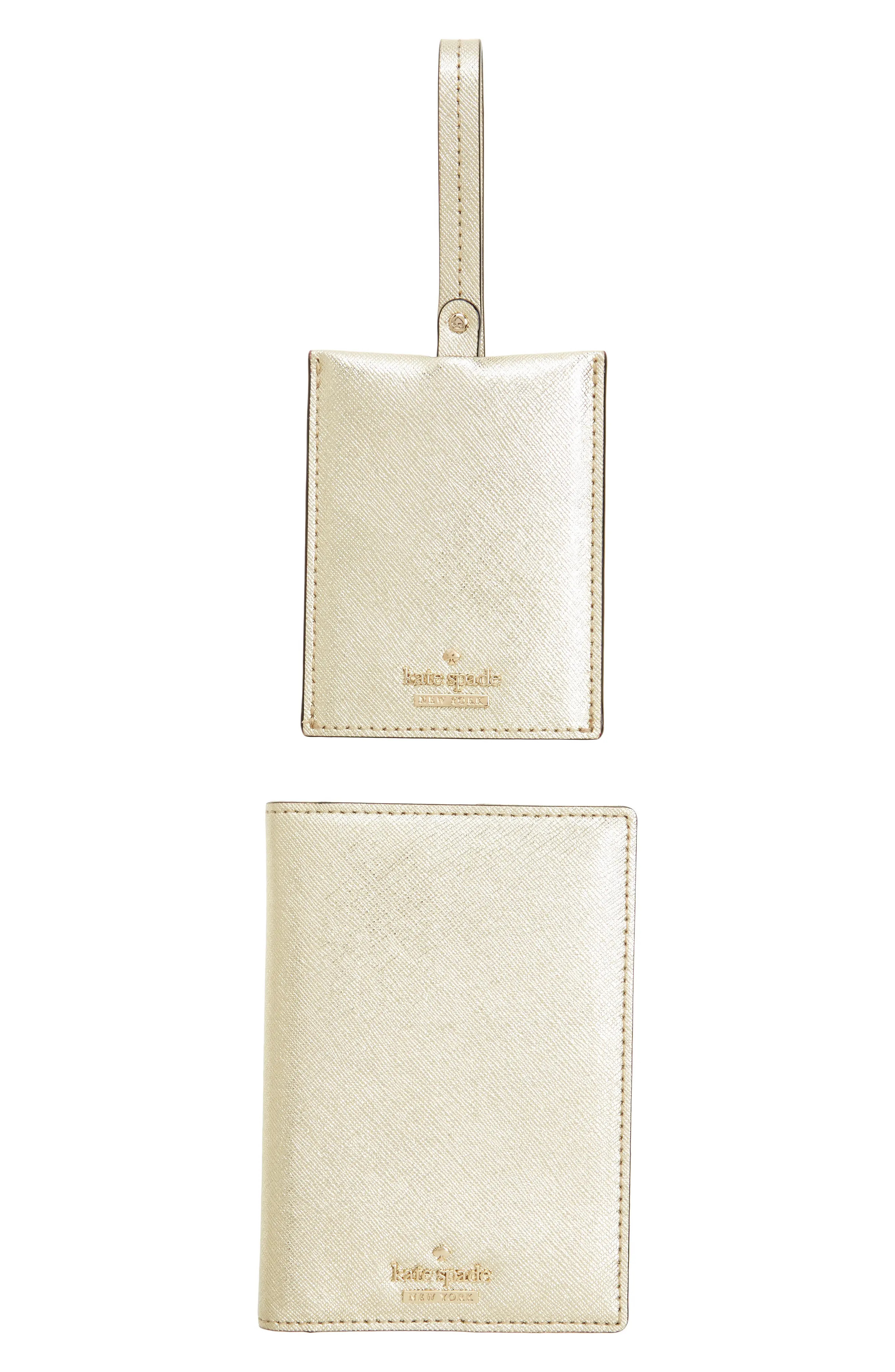 leather passport case & luggage tag set | Nordstrom