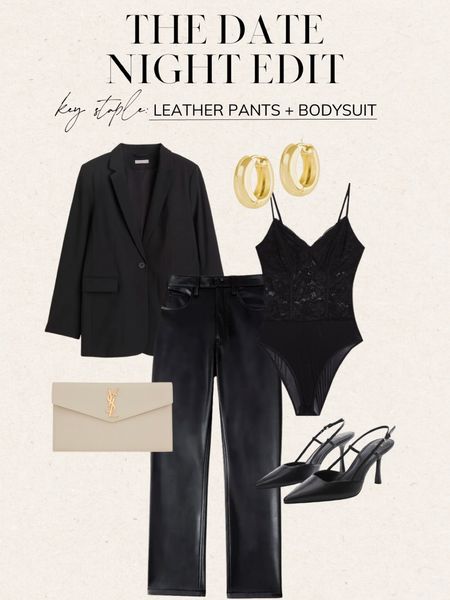 Date night outfit idea: leather pants and bodysuit

Date night outfits, date night outfit inspo, date night looks, date night outfit ideas, date night look, date night closet staples

#LTKstyletip #LTKSeasonal #LTKunder100