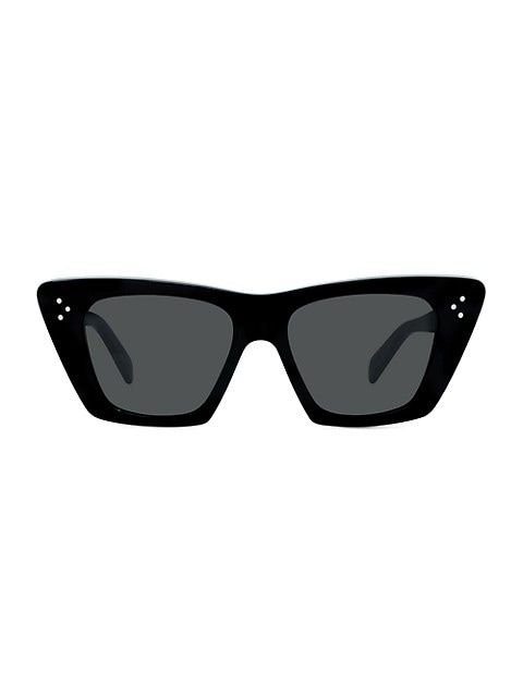 CELINE 51MM Cat Eye Sunglasses | Saks Fifth Avenue