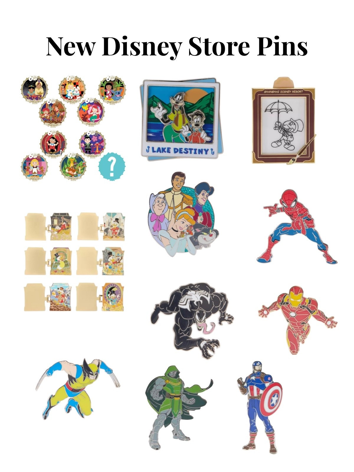 New pins from Disney Store with Goofy, Spider-Man, and more!

#LTKTravel #LTKSeasonal