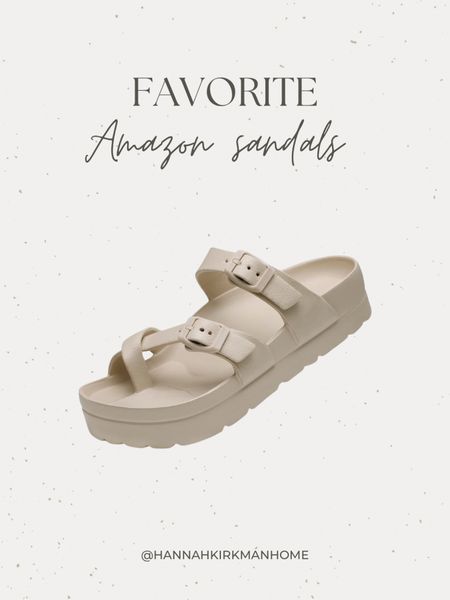 My favorite casual sandals from Amazon! Perfect for the beach or pool!