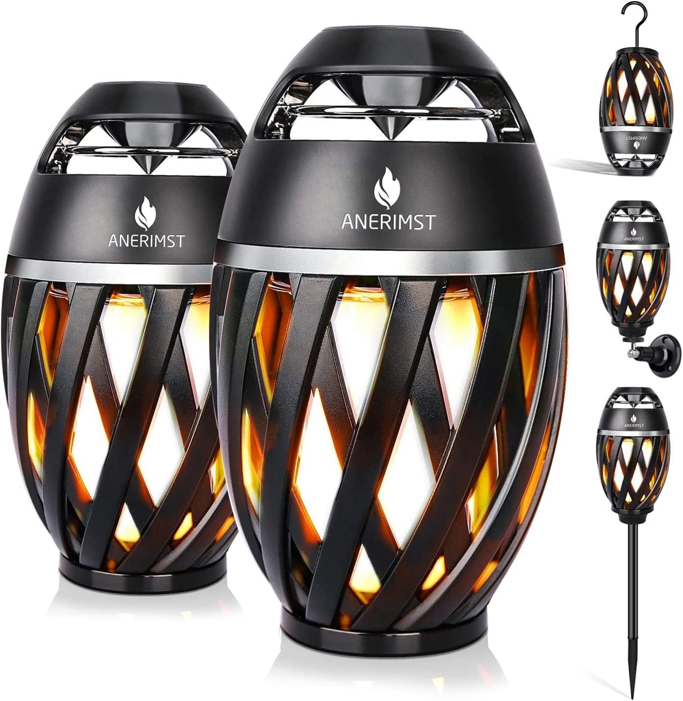 ANERIMST Outdoor Bluetooth Speakers, Waterproof Wireless Speakers with Torch Flame Light, Cool Ga... | Amazon (US)
