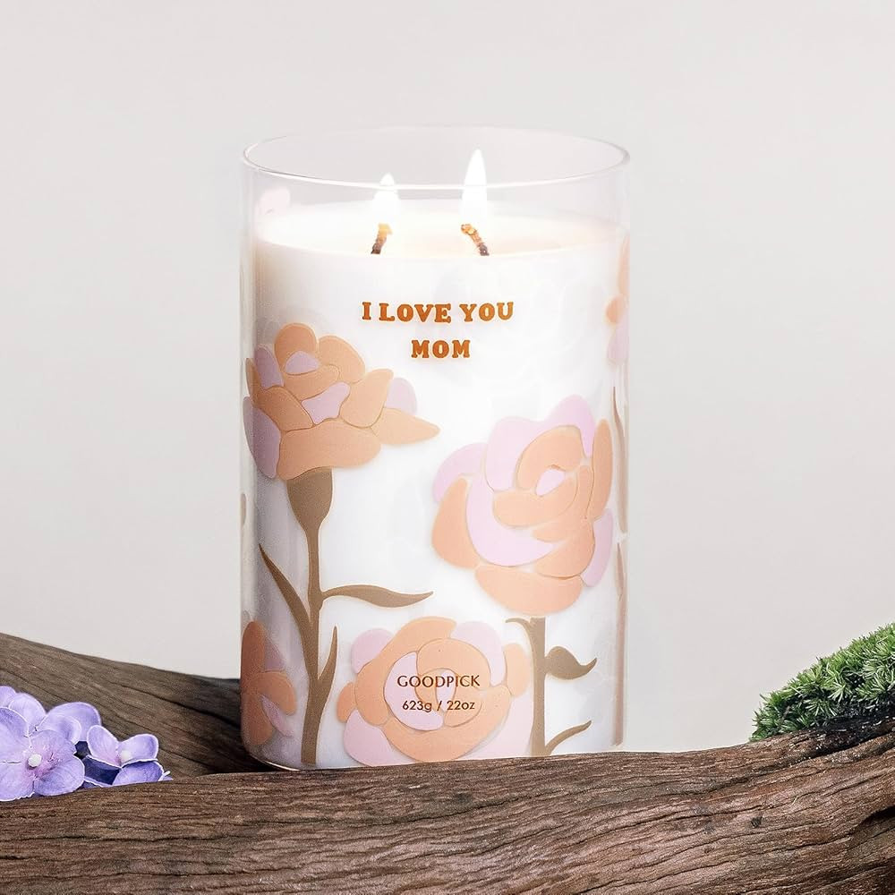 Goodpick Gifts for Mom, Mothers Day Gifts, Mothers Day Candle, Soy Candles, Scented Candle, Birth... | Amazon (US)
