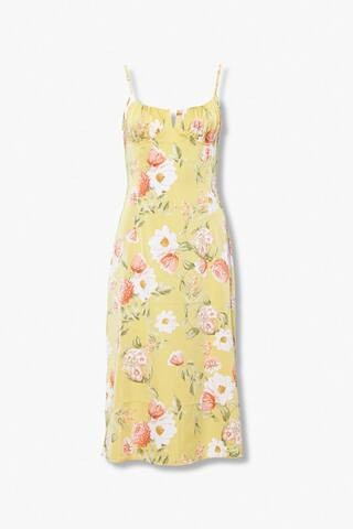 Floral Bustier Midi Dress | Forever 21 (US)