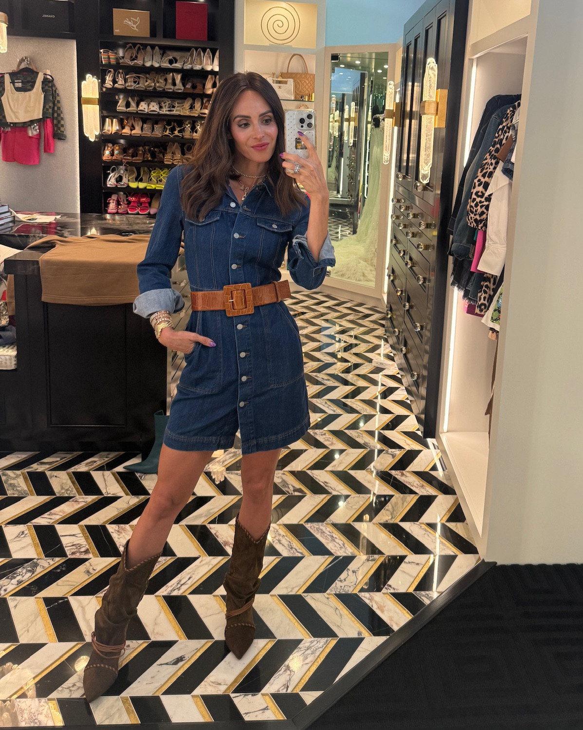 Fall outfit with a western flare! I wore this today for podcast recording 🤭

#LTKSeasonal #LTKShoeCrush