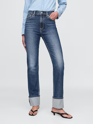 High Rise ’90s Slim Straight Jeans | Gap (US)