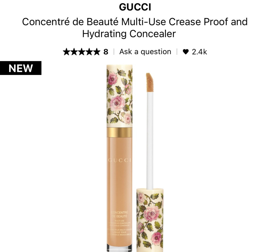 obsessed with this Gucci concealer. Aside from the gorg packaging. It’s creamy and the perfect texture. 

Sephora. Beauty. Concealer. Designer. New. 

#LTKbeauty #LTKunder50 #LTKSeasonal