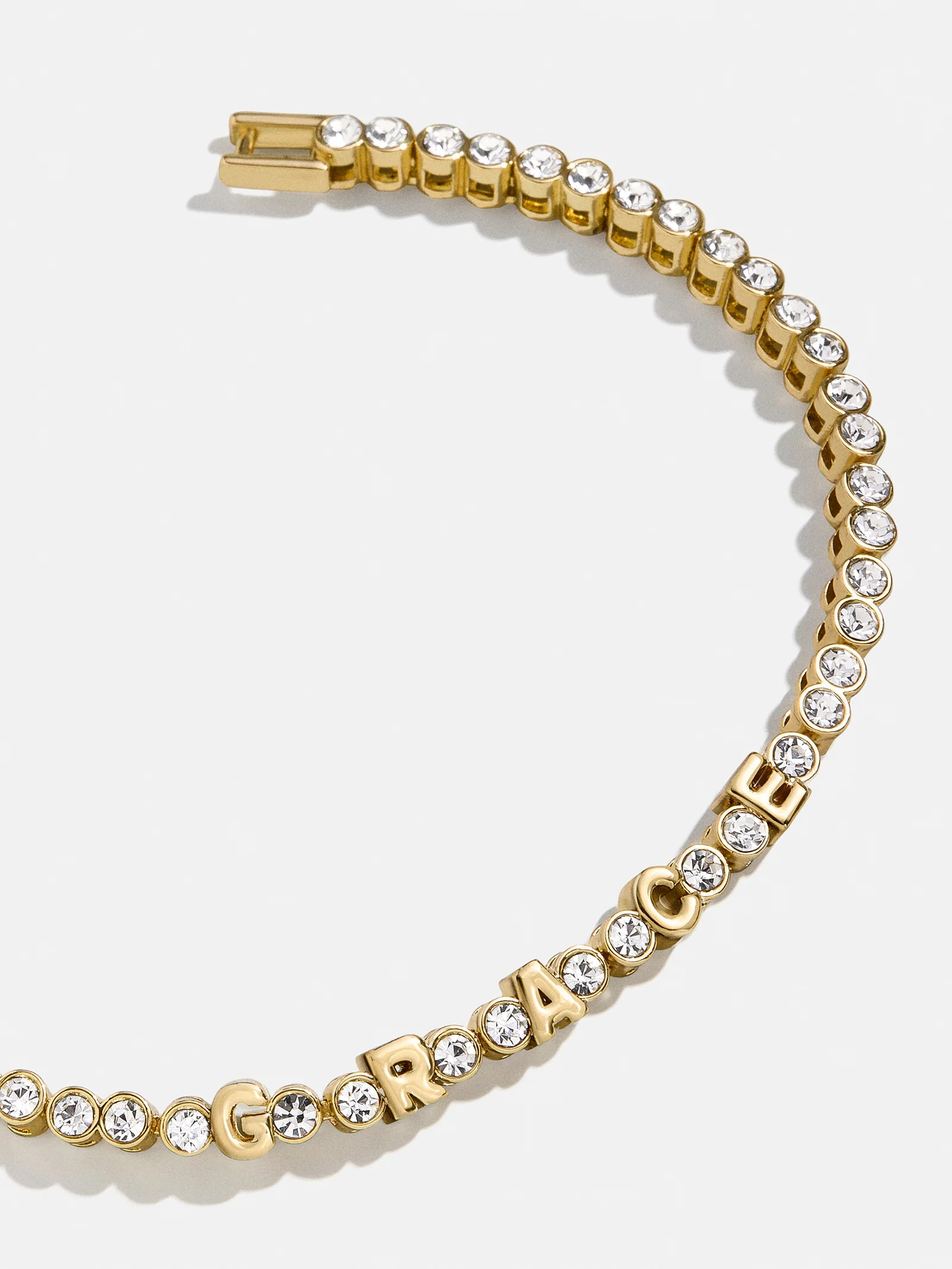 Amalie Custom Tennis Bracelet - Gold/Pavé | BaubleBar