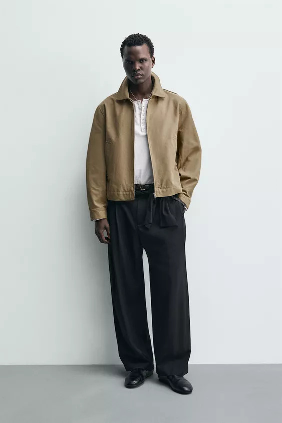 CROPPED FIT JACKET | Zara US