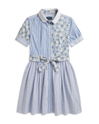 Girls' Cotton Poplin Fun Shirtdress - Little Kid, Big Kid | Bloomingdale's (US)