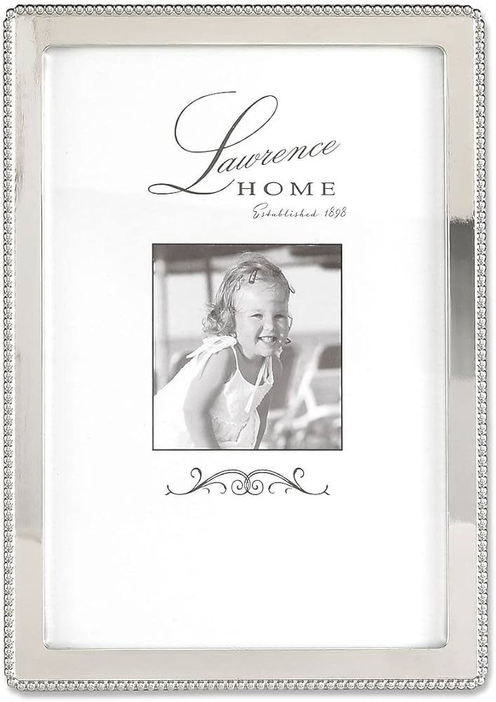 Lawrence 710746 Silver Metal 6.54-Inch x 4.57-Inch Picture Frame | Amazon (US)