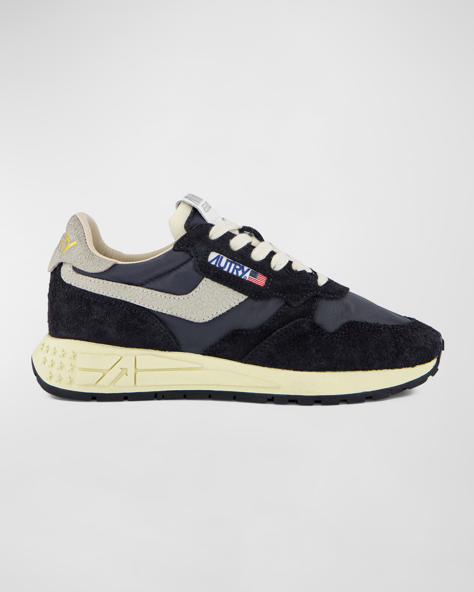 AUTRY Reelwind Suede Retro Trainer Sneakers | Neiman Marcus
