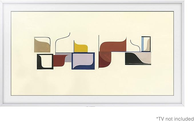 SAMSUNG 75-inch Class The Frame Customizable Bezel - White (SCFT75WT/ZA, 2020 Model) | Amazon (US)