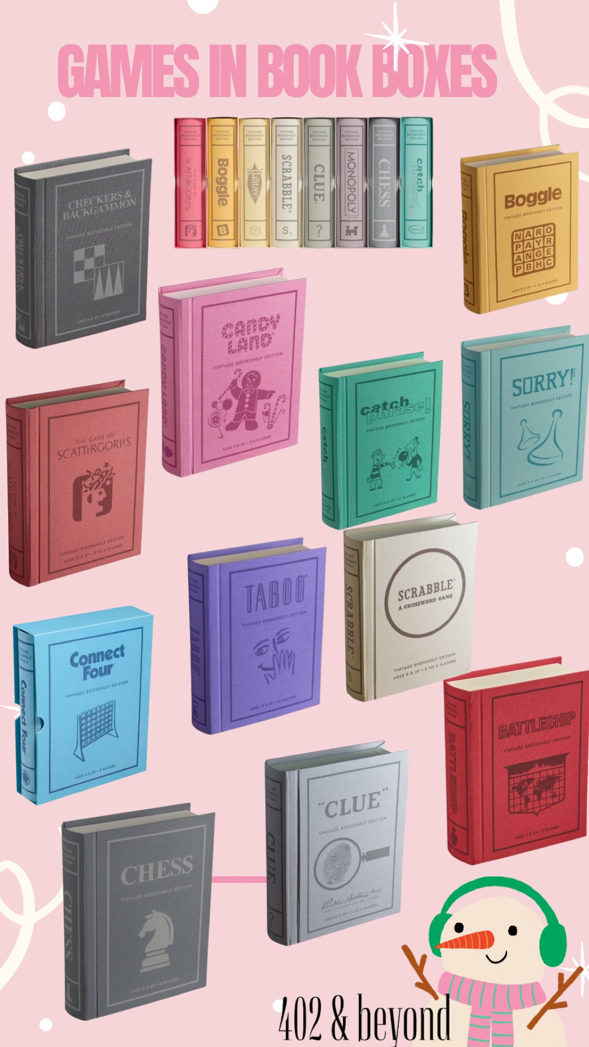 Games in the cutest book boxes! 

#LTKGiftGuide #LTKHoliday #LTKSeasonal