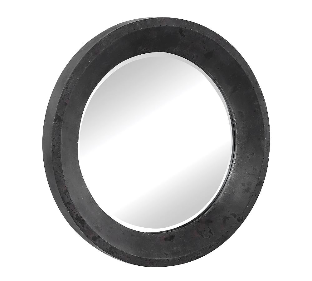 Bowery Round Mirror 40" | Pottery Barn (US)