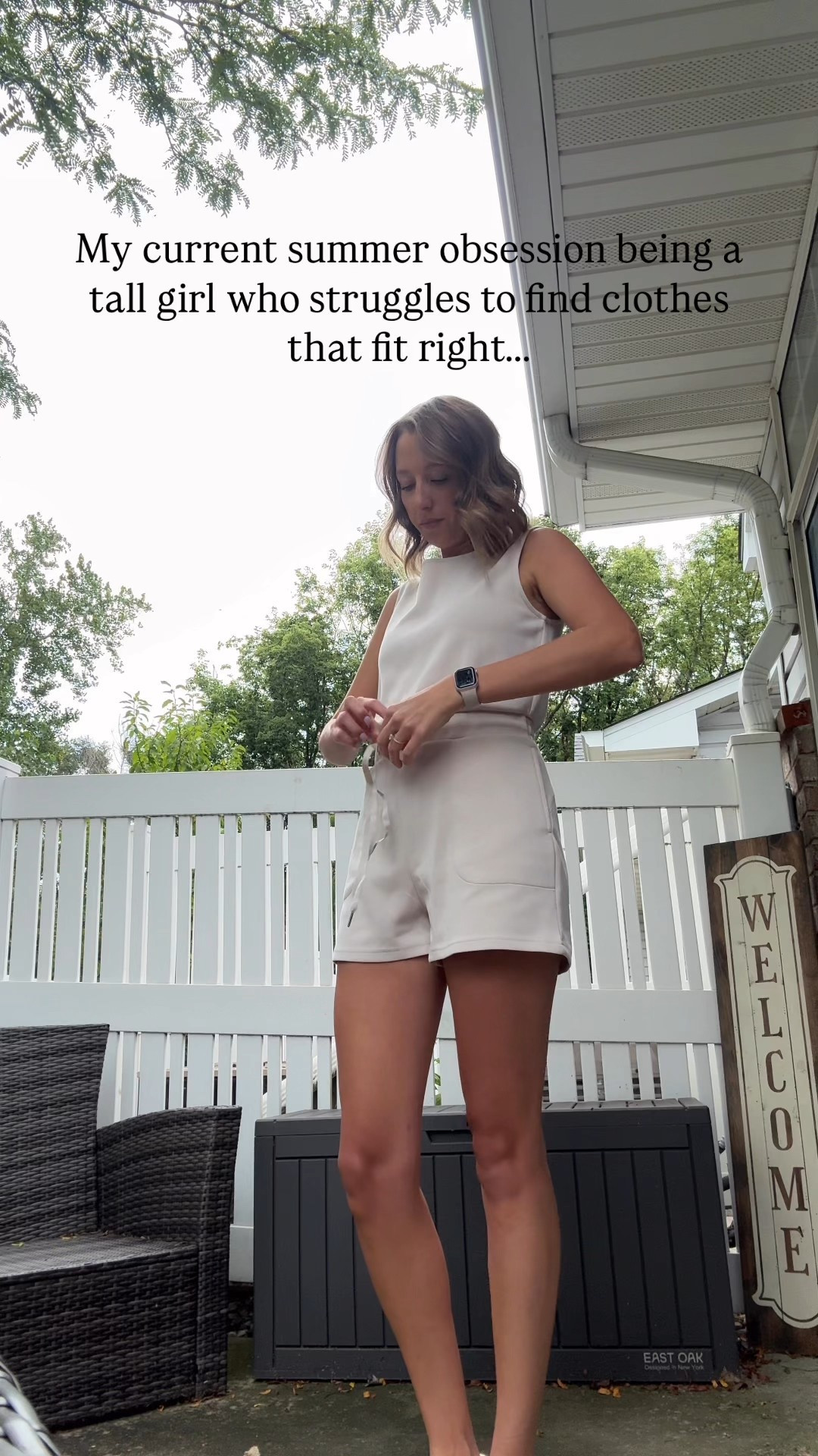 You can never go wrong with a good romper! Tall girl approved! 

For reference I’m 5’10 and wearing a medium 🫶🏼 

#LTKStyleTip #LTKMidsize #LTKFindsUnder50