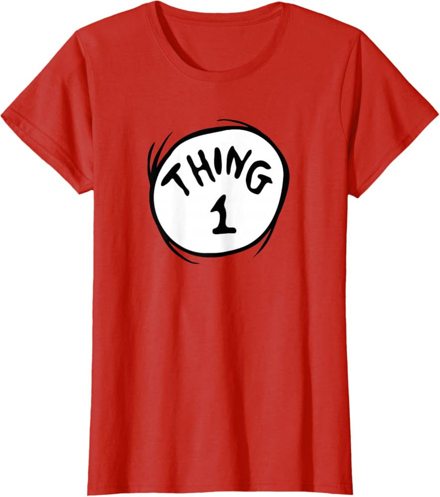Dr. Seuss Thing 1 Emblem T-Shirt | Amazon (US)