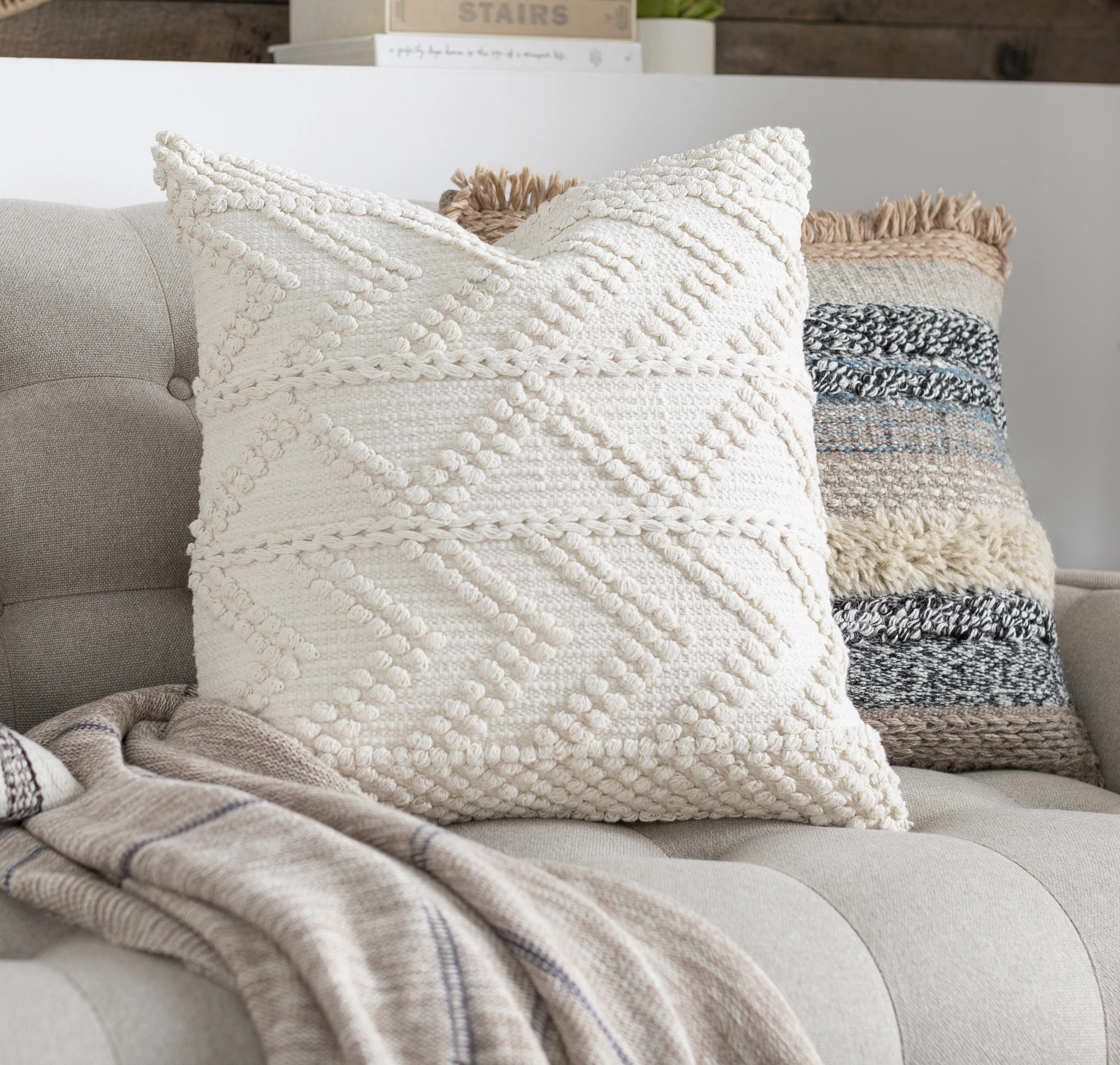 Dorceus Cotton Throw Square | Wayfair North America